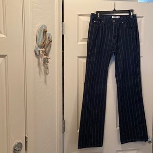 Tommy Hilfiger, dark blue denim jeans, and a size 4